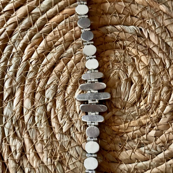 925 Sterling Silver and Multi-color precious Stone bracelet. - Picture 7 of 13